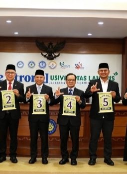 Enam Calon Rektor Unila Resmi Dapat Nomor Urut